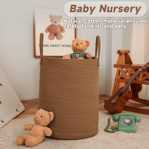 100L Cotton Rope Laundry Basket Hamper