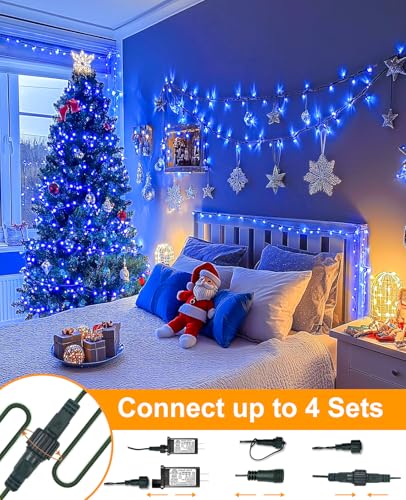 80FT 240 LED Christmas Lights Outdoor