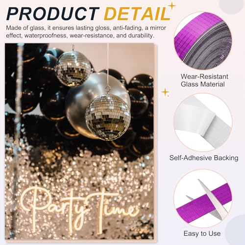 5x5mm Self Adhesive Mirrors Mosaic Tiles (10000 Count)