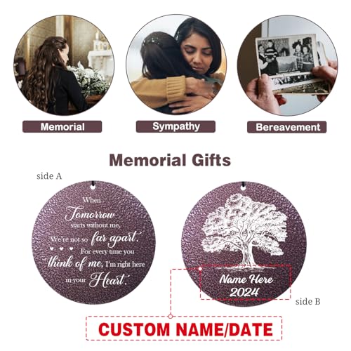 Personalized Memorial Wind Chime for Loss of Loved One 30