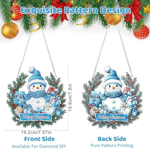 Christmas Hanging Diamond Art Kits for Adult