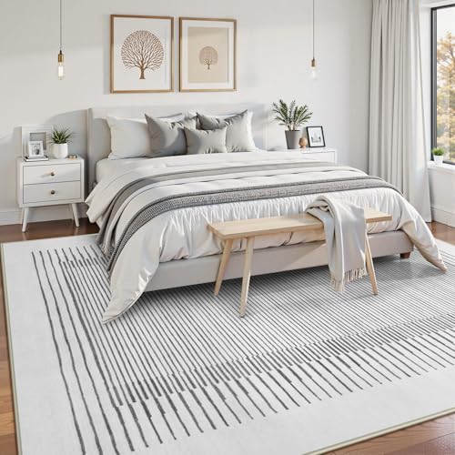 Washable Striped Runner Rug 2'6"x8' (20 Sq Ft)
