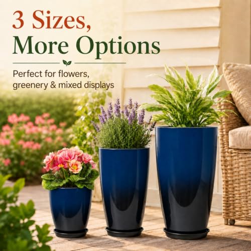 Set of 3 Tall Planter (3 Count)