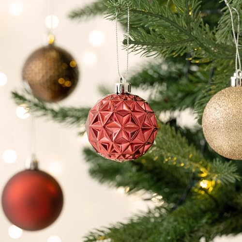 50ct Christmas Tree Decorations Ball Ornaments 2 Inches (50 Count)