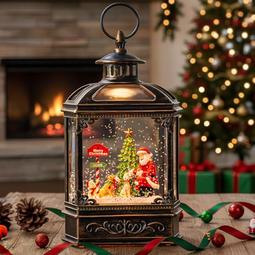 Snow Globe Lighted Christmas Decorations