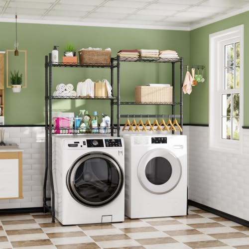 Laundry Organizer Shelves Over the Washer and Dryer Storage Shelf