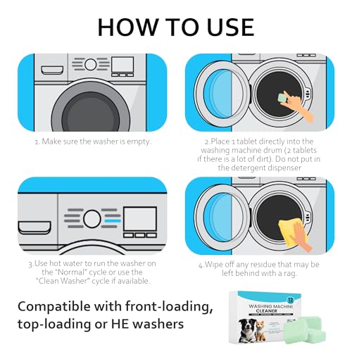 Washer Machine Cleaner Tablets (24 Count)