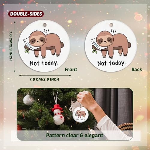 Sloth Ornaments for Christmas Tree