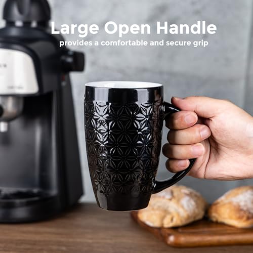 20 oz Large Coffee Mugs Set of 6 (6 Count)
