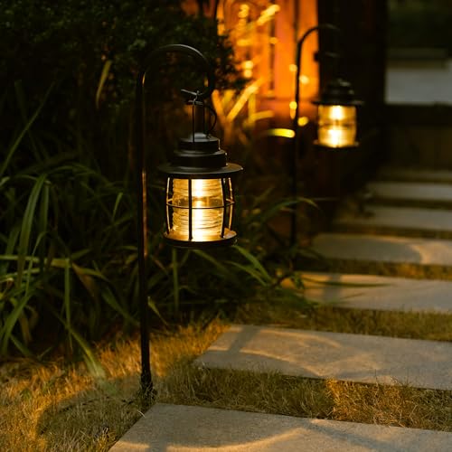 12V Low Voltage Hanging Lantern Pathway Lights 32Lumen 2900K 1.1W 6 Pack (6 Count)
