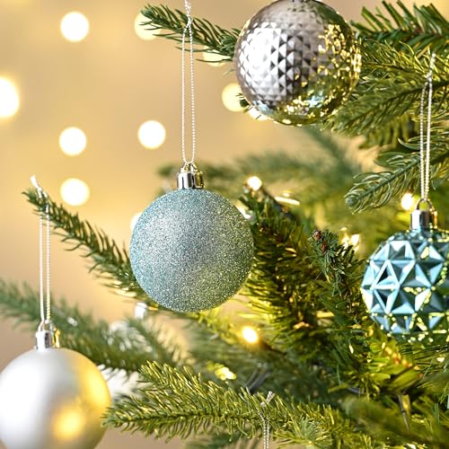 50ct Christmas Tree Decorations Ball Ornaments 2 Inches (50 Count)