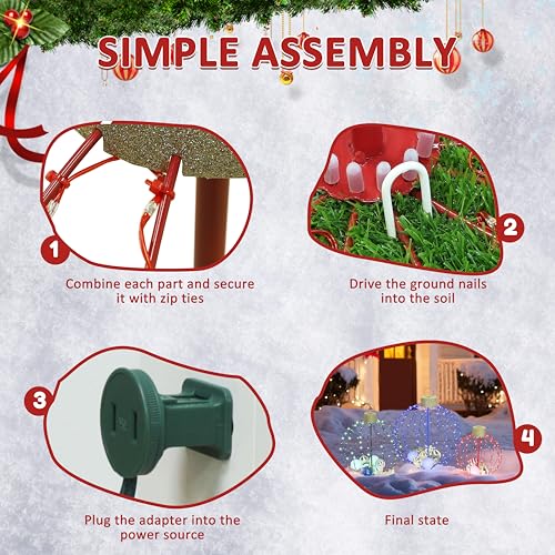 Outdoor Christmas Decorations (3 Count)