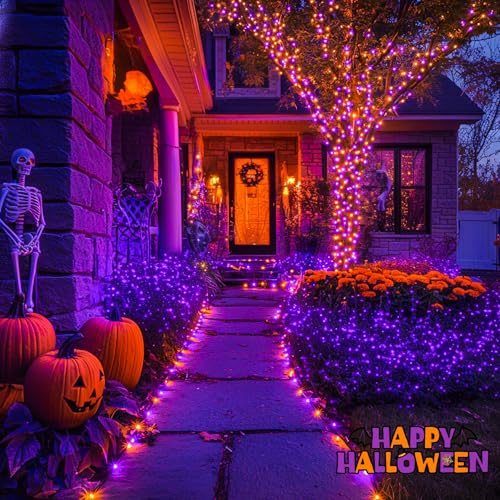 2 Pack Solar Halloween Lights (206.7 Foot)