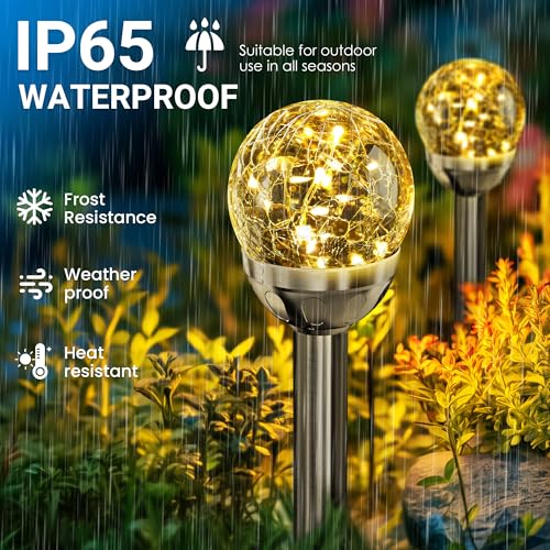 Solar Garden Lights Outdoor (3 Count)
