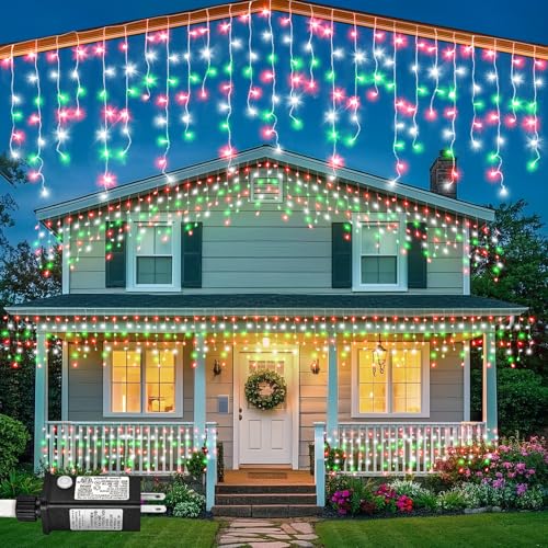 33ft Icicle Lights for Outside