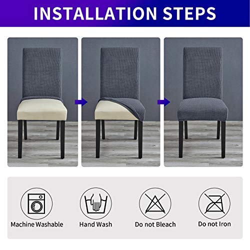 Stretch Chair Covers for Dining Room Set of 6