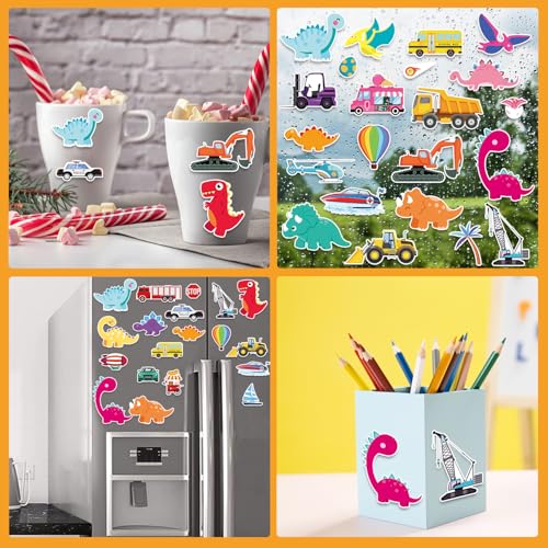 Window Clings Stickers for Kids Window Gel Clings Decals Thick Gel Clings Toddlers and Adults Classroom Home Nursery Airplane Birthday Party Supplies