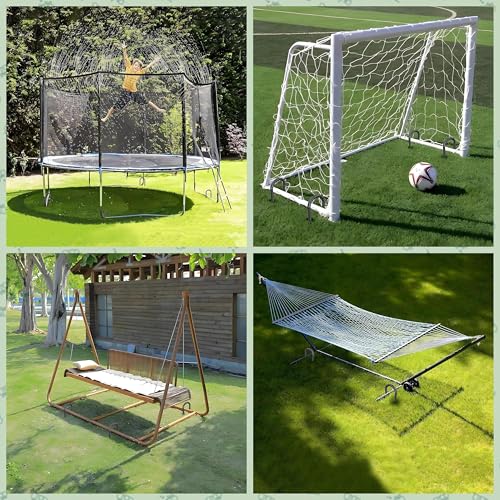 Trampoline Stakes Heavy Duty 12 Inch Trampoline Anchors High Wind (12 Count)