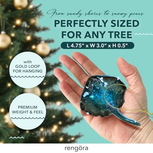 Stingray Christmas Ornament