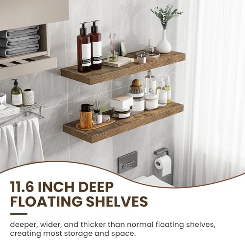 36 Inch Floating Shelves (2 Count)
