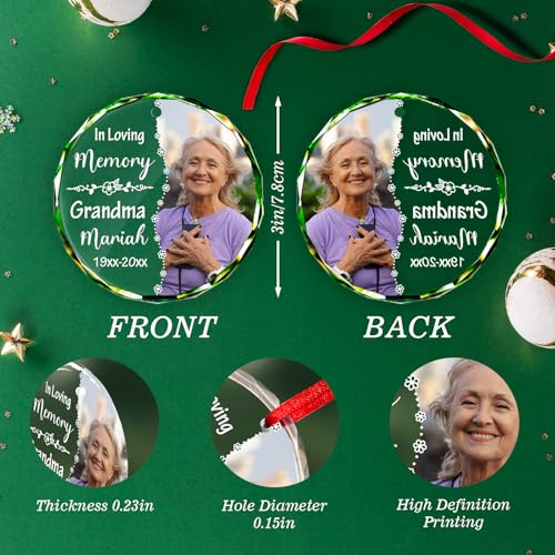 Personalized Christmas Ornament with Photo