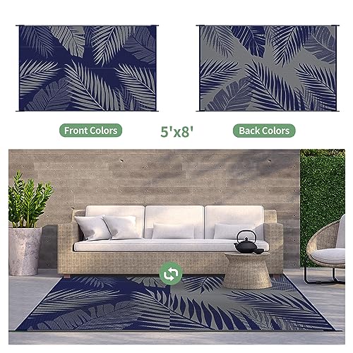 Outdoor Rug Waterproof Plastic Rugs for Patio