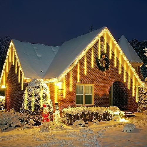 2 Pack】 Christmas Lights Meteor Shower Rain Lights 12inch
