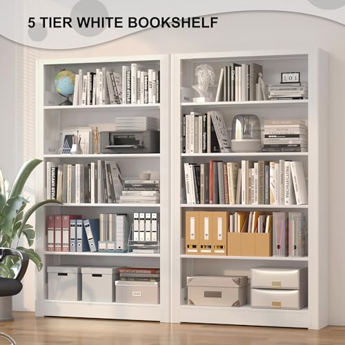 White Bookshelf
