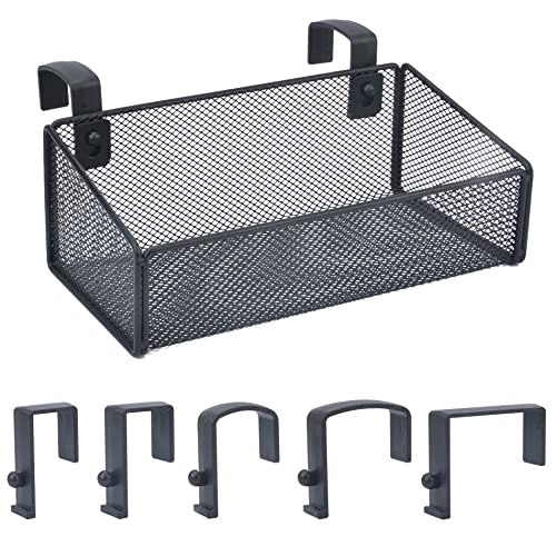 Bedside Caddy Hanging Storage Basket Beside Shelf Metal Organizer for Collage Dorm Bunk Bed