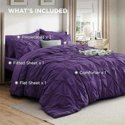 7 Piece Queen Comforter Set & Sheet Set