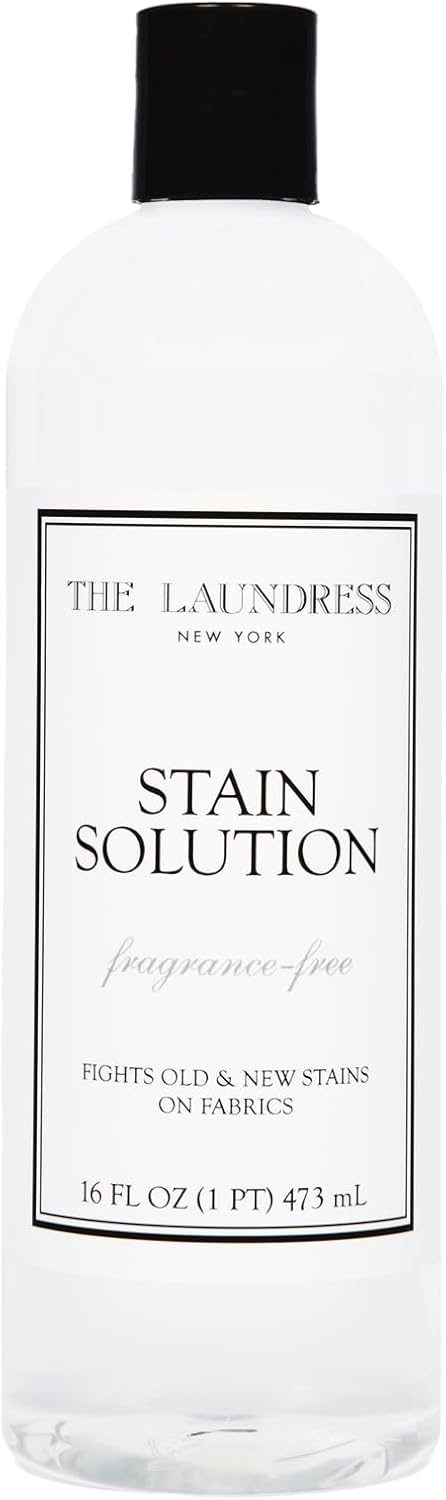 The Laundress Stain Solution, Laundry Stain Treatment, Stain Remover for Makeup, Red Wine, Coffee, Grass, & More, 16 Fl Oz - NestledHome