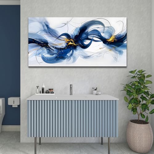 Canvas Wall Art For Living Room Wall Decor For Bedroom Office Wall Decoration Abstract Ink Painting Artwork Room Aesthetic Home Decor 20x40 In