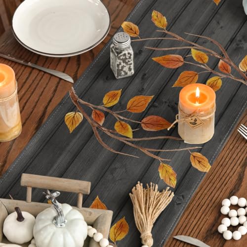 210 GSM Fall Table Runner Home Party Decor 13x90 Inch