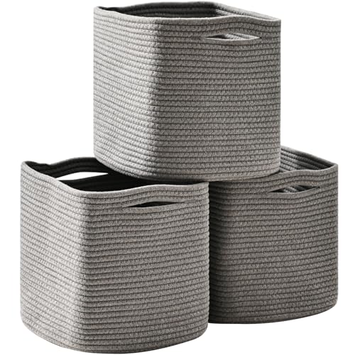 13 Inch Cube Closet Storage Bins (3 Count)