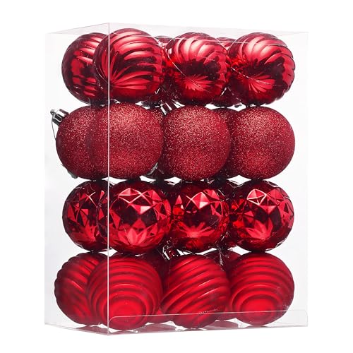 24ct Christmas Ornaments Tree Decorations Set 2.36 Inch (24 Count)