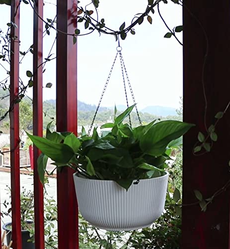 11.2 Inch Self Watering Hanging Planter (2 Count)