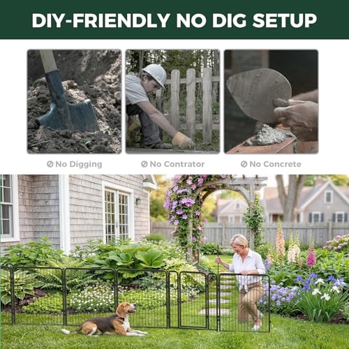 No Dig Garden Fence (94.93333333333334 Sq Ft)