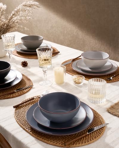 Venus Plates and Bowls Sets (12 Count)