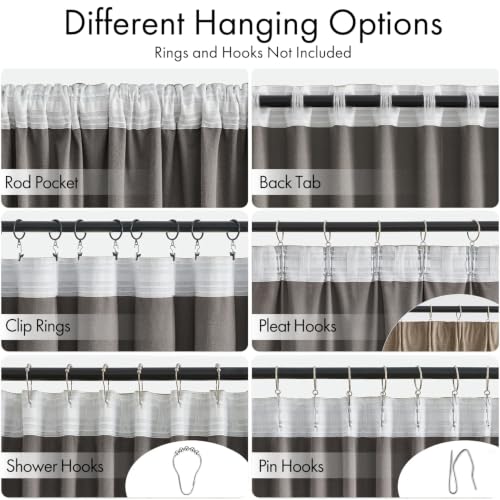 Light Taupe Velvet Pinch Pleat Blackout Curtains W52 X L84 Inches