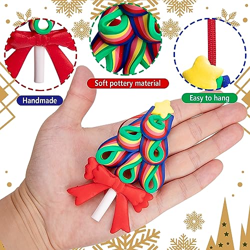 8 Pcs Rainbow Candy Cane Lollipop Ornaments (8 Count)