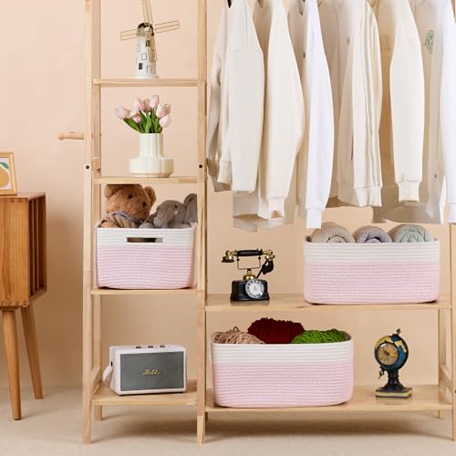 Large Storage Baskets for Organizing (4 Count)