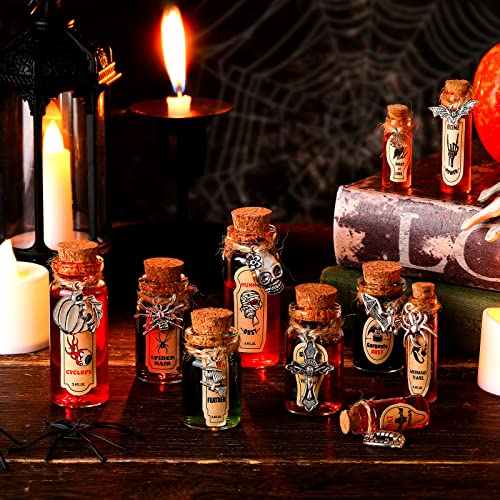 53 Pcs Halloween Mini Potion Bottles with Cork