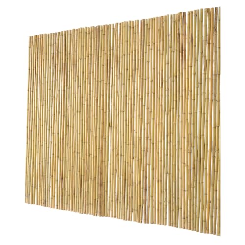 Natural Rolled Bamboo Fence (48 Sq Ft)
