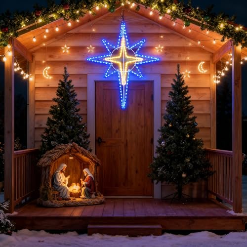36'' Christmas Bethlehem Star Outdoor Light Decor