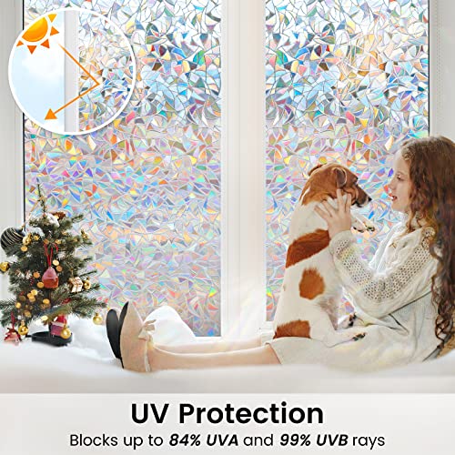 Stained Glass Window Privacy Film (9.56 Sq Ft)