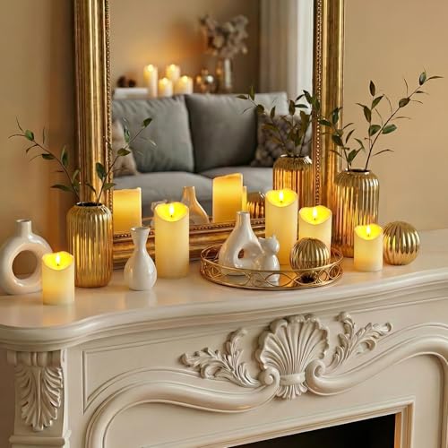 9Pack Outdoor Waterproof Flameless Candles (9 Count)
