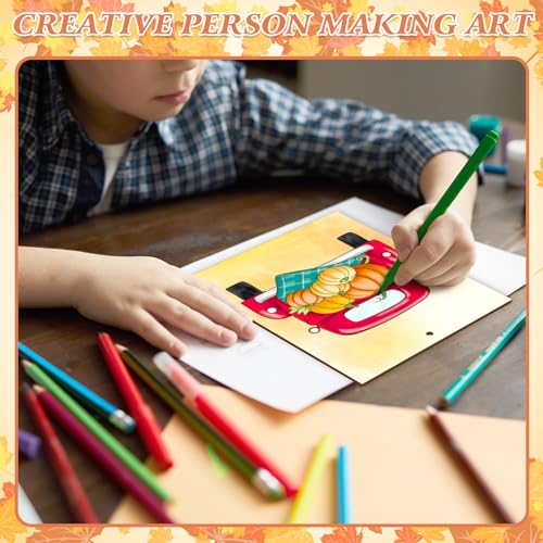 10PCS Large Fall Unfinished Wood Crafts to Paint for Adults