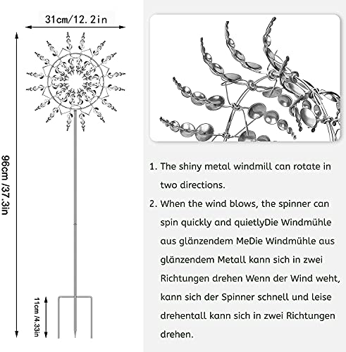 Unique and Magical Metal Windmill