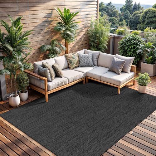Outdoor Rug 9x12 Modern Area Rugs for Large Indoor and Outdoor Patios and Porches