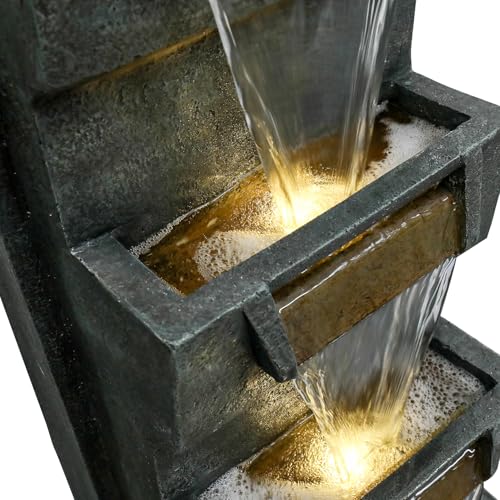 39.3" H Modern Water Fountain 5